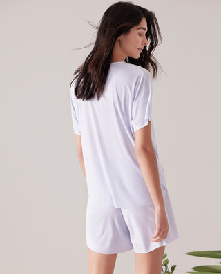 Aimer Modal Short-Sleeve Pajama Set