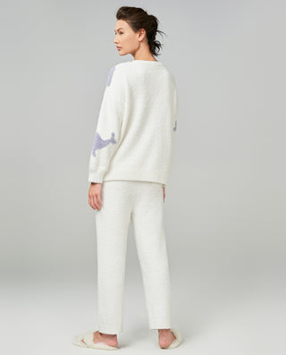 Aimer Crewneck Long Sleeve Pajamas Set