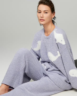 Aimer Crewneck Long Sleeve Pajamas Set