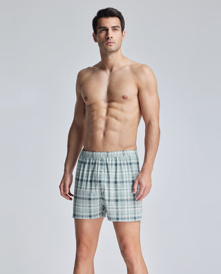 Aimer Men Modal Plaid Boxer