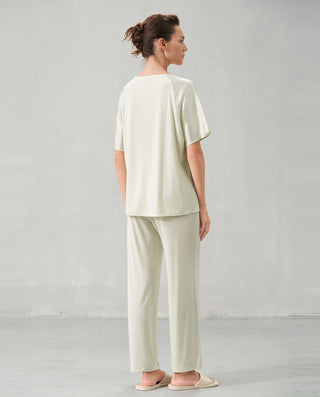 Aimer Short-Sleeve Pajamas Set