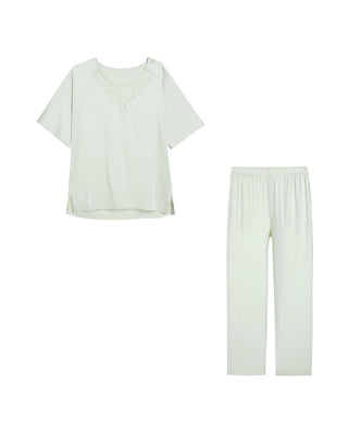 Aimer Short-Sleeve Pajamas Set