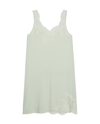 Aimer Lace Wide Shoulder Short Nightgown