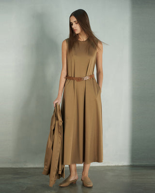 Aimer CHUANG Sleeveless A-line Long Dress