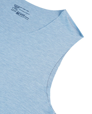 Aimer Men Modal Eco-friendly Blue Top