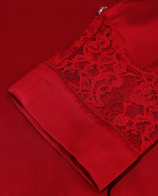 Aimer Classic Silk Pajama Set