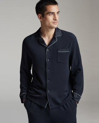 Aimer Men Skin-friendly Pajama Top