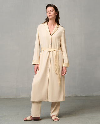 Aimer Skin-Friendly Long Sleeves Robe