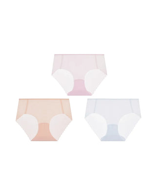 Aimer 3 Packs Seamless Mid-rise Boyshorts