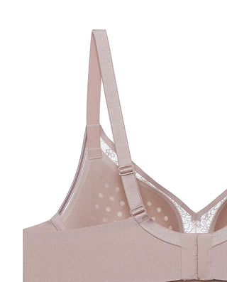 Aimer Mesh Lace  Bra With 3/4 Cup Thin Molded