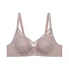 Aimer Mesh Lace  Bra With 3/4 Cup Thin Molded