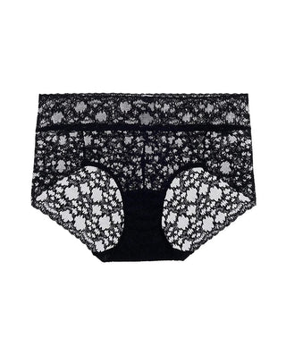 Aimer Flat Lace Applique Mid-Rise Briefs