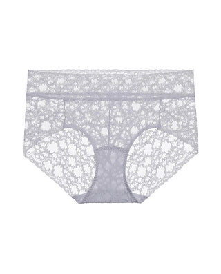 Aimer Flat Lace Applique Mid-Rise Briefs