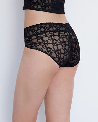 Aimer Flat Lace Applique Mid-Rise Briefs