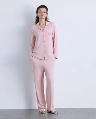 Aimer Milk Fiber Modal Pajama Set