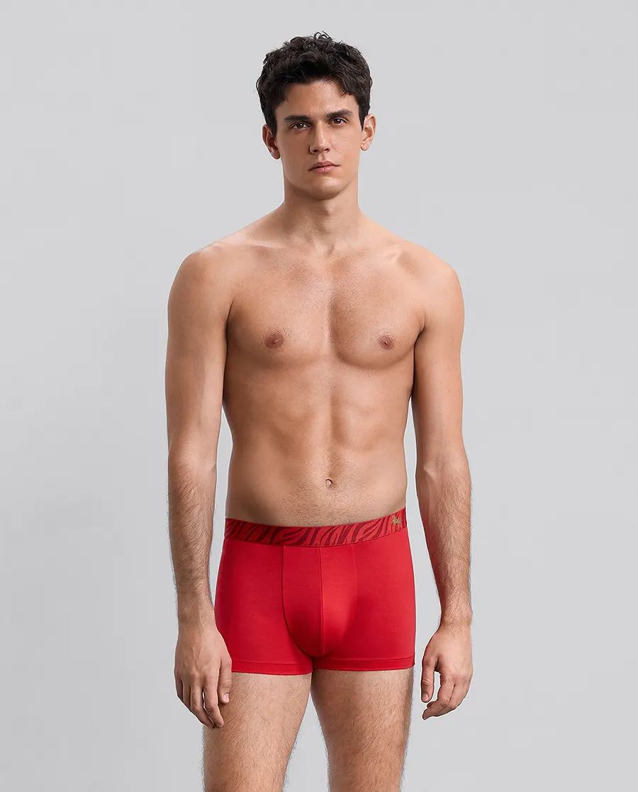 Aimer Men Red Trunk