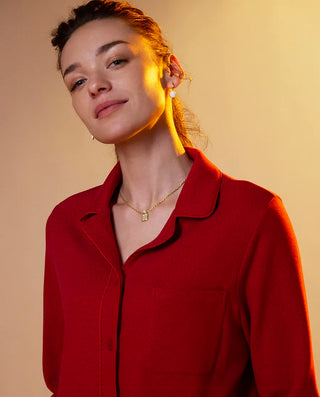 Aimer TrueMilk Fiber Long-Sleeve Lounge Set