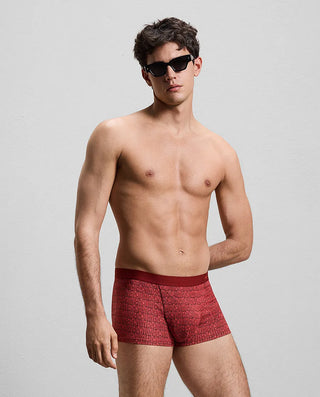 Aimer Men  Fashion Jacquard Trunks