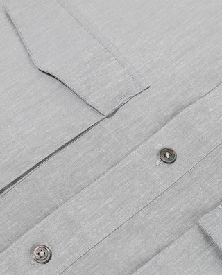 AIMER MEN Linen Casual Lapel Short-Sleeved Jacket