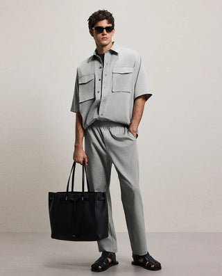 AIMER MEN Linen casual pants