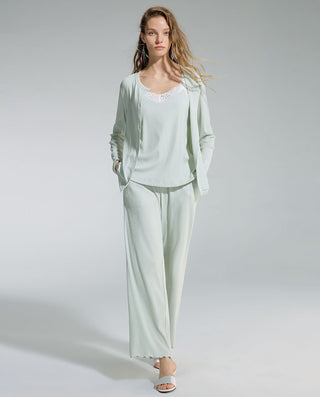 AIMER 3-Piece Long-Sleeved Loungewear Set