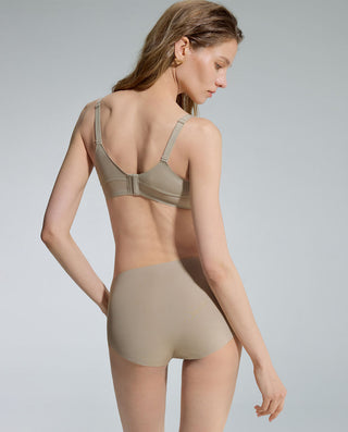 AIMER Milk Soft Support Thin Molded Cup Hidden Hole Bra