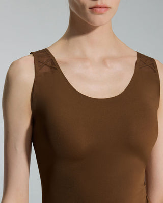 AIMER Seamless Soft Touch Wide Strap Bar-In Vest