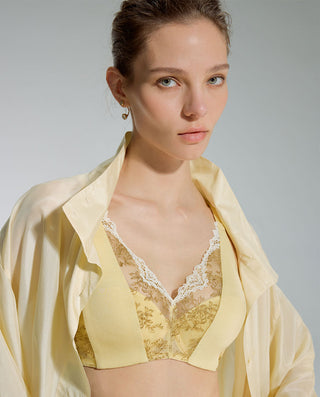 AIMER Embroidered Thin Cup Bra