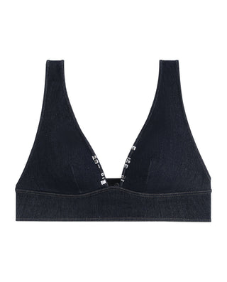 AIMER Denim Wireless Deep V Bra