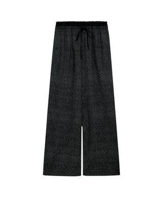 AIMER Mulberry Silk Waistband Pants