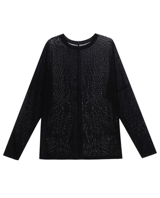 AIMER Crew Neck Long-Sleeve Top