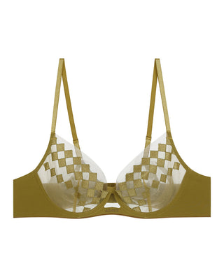 AIMER Demi Cup Soft Support Thin Molded Bra