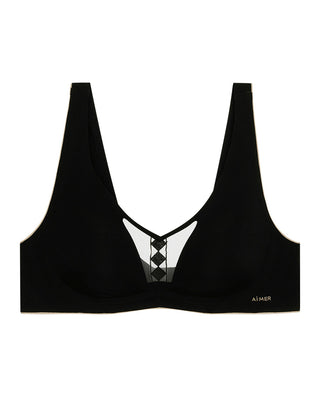 AIMER Deep V Soft Support Thin Molded Bra