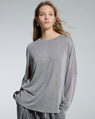 AIMER Crew Neck Long-Sleeve Top