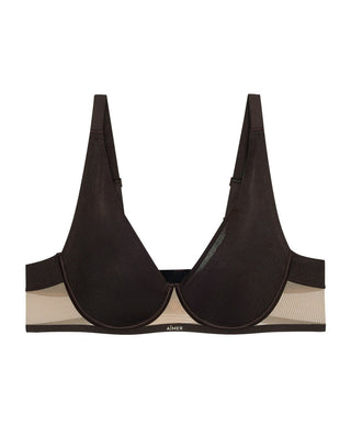 AIMER Milk Soft Support Thin Molded Cup Hidden Hole Bra