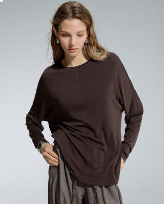 AIMER Crew Neck Long-Sleeve Top