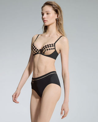 AIMER Demi Cup Soft Support Thin Molded Bra