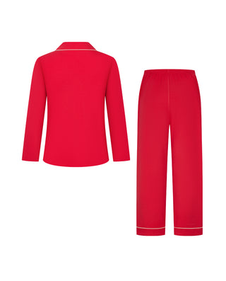 AIMER KIDS Milk Long-sleeved Loungewear Set Cardigan