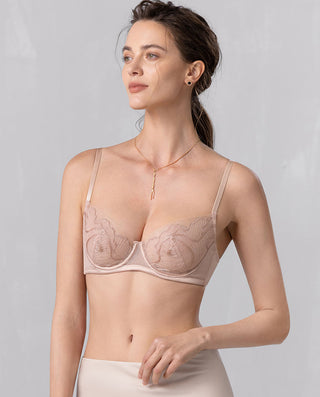 Aimer Unlined Lace Plunge Bra