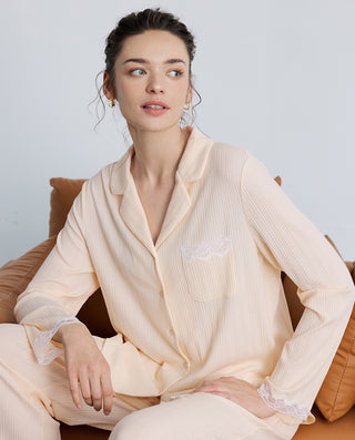 Aimer Long-sleeved Pajama Set