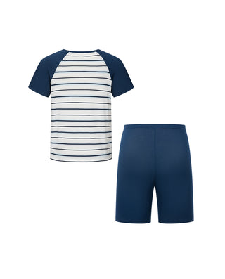 Aimer Kids Boys Short-sleeve Homewear Set