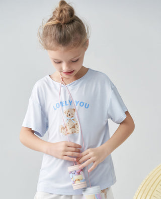 Aimer Kids Cool Feeling Modal T-Shirt For Girls