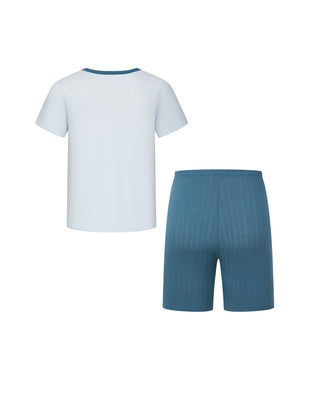 Aimer Kids Boys Short-sleeve Homewear Set
