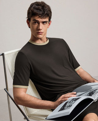 Aimer Men Algae Sleepwear Loungewear Set