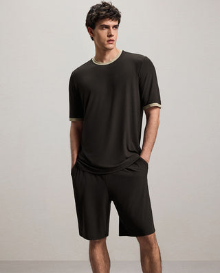 Aimer Men Algae Sleepwear Loungewear Set