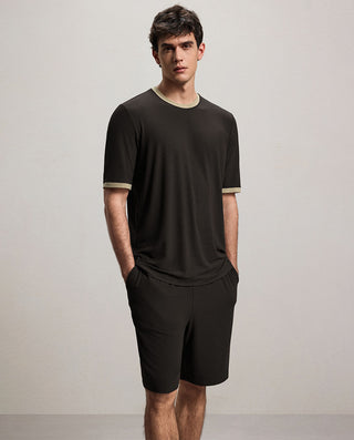 Aimer Men Algae Sleepwear Loungewear Set