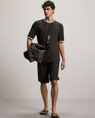 Aimer Men Algae Sleepwear Loungewear Set