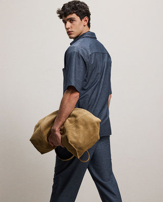 Aimer Men Loungewear Set Cardigan Top+Pants