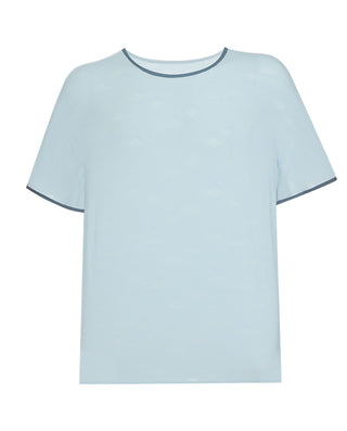 Aimer Men Milky Crewneck Short-Sleeve Top