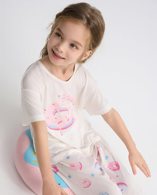 Aimer Kids Modal Pajama Set for Girls